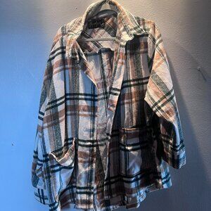 Plaid Sweater - 3X